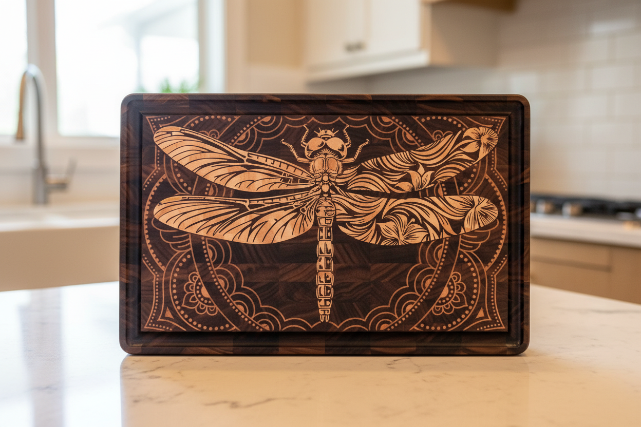 Dragonfly board - warm kitchen