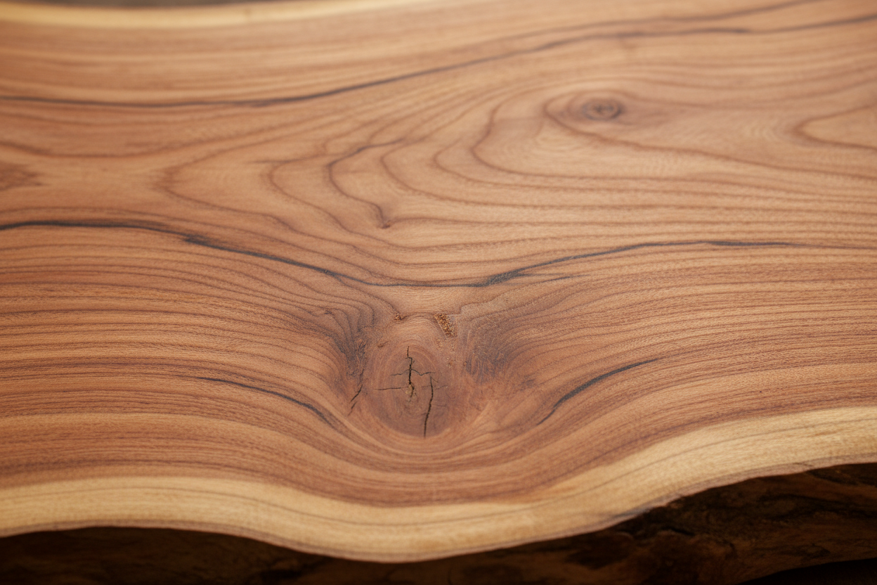 Unfinished cherry wood